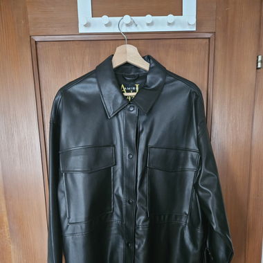 Blazer aus Kunstleder