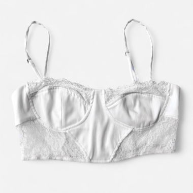 Satin Lace Bra Top