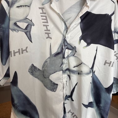 Motivo squalo - camicia