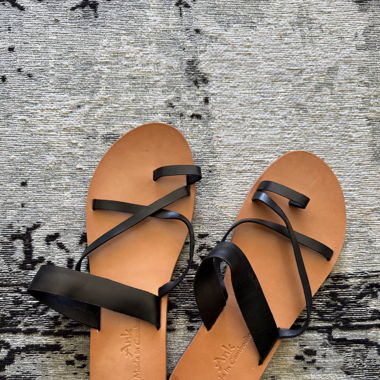 Ledersandalen