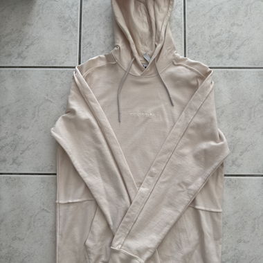 Beige adidas hoodie