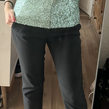 Sequin sleeveless top