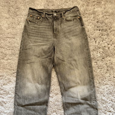Jean gris Weekday Galaxy loose straight 