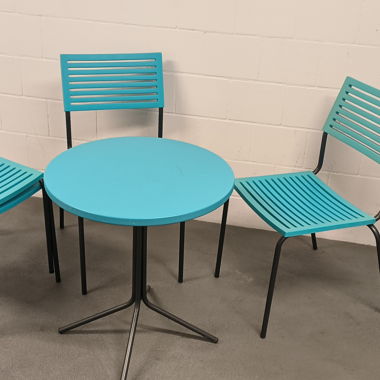 Outdoor Table with 4 Chairs