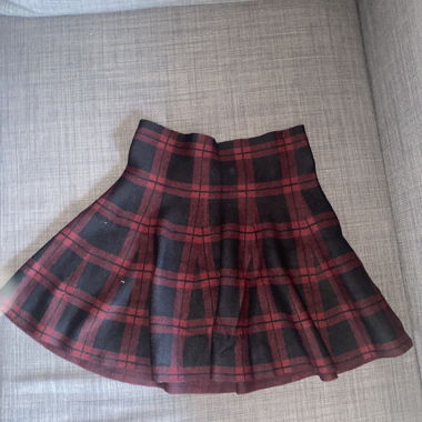 Skirt with Checkered Pattern