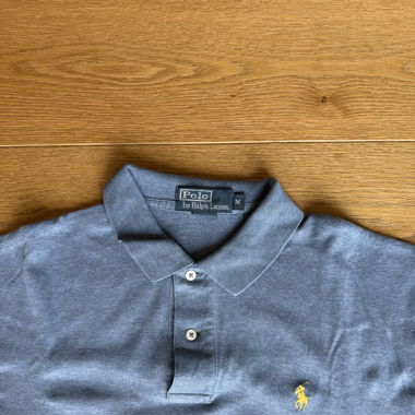 RALPH LAUREN – M – GRIGIO CON LOGO GIALLO