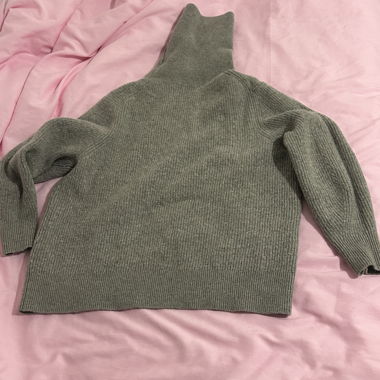 Maglione dolcevita grigio