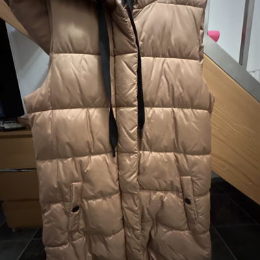 Gilet con cappuccio di Jeans Fritz