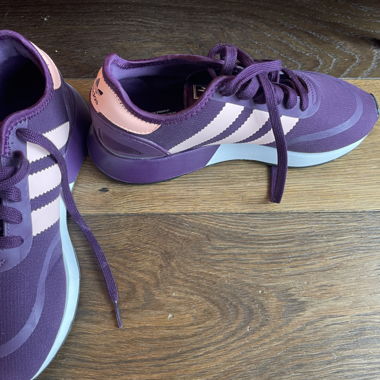 Adidas purple sneakers