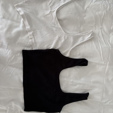 2-Pack Ribbed Crop Tops