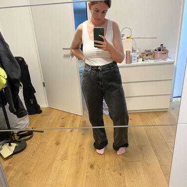 Wide high jeans