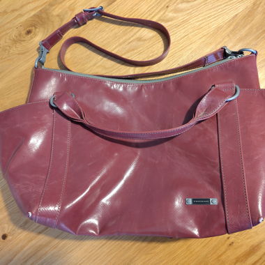 Borsa FREITAG bordeaux con tracolla