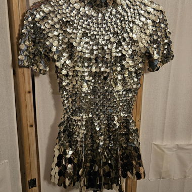 Festival mermaid kleid muschel pailetten, strechty