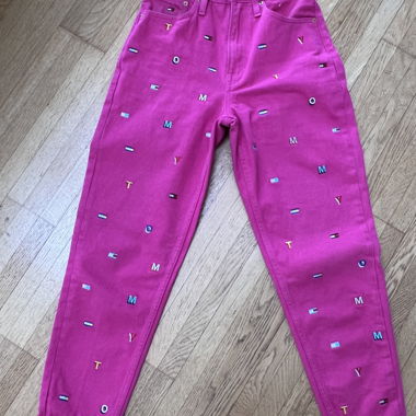 Jeans Tommy Hilfiger, rosa, taglia 24/XS