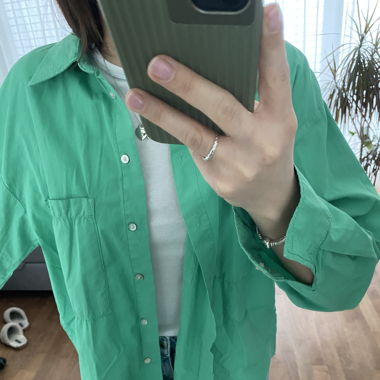 HEMD GRÜN ZARA Gr. S