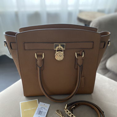 Michael Kors Hamilton Tote braun 