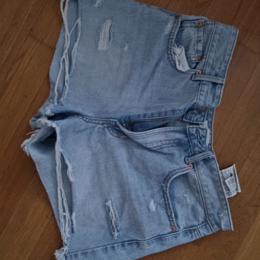 Hotpants in jeans
