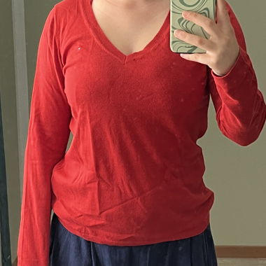 Pull rouge Tommy Hilfiger