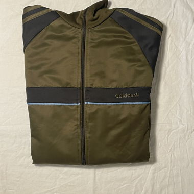 Veste de survêtement adidas Originals marron kaki M