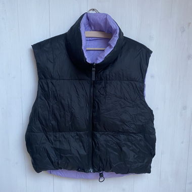 Gilet imbottito reversibile senza maniche