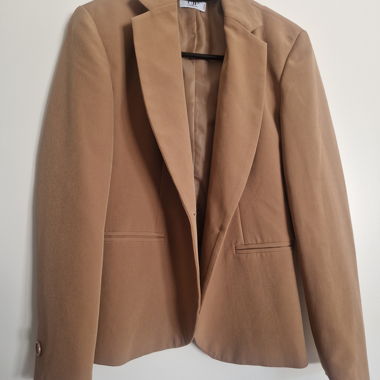 Ensemble blazer et pantalon beige