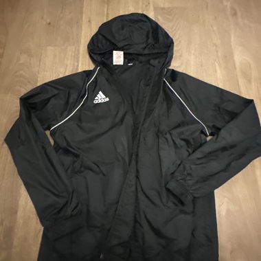 Schwarze Adidas Regenjacke