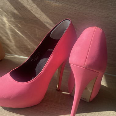 Pumps pink mit Silikon Sohle 
