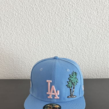 Light Blue-Pink Baseball Cap