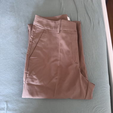 Pantaloni in tessuto beige