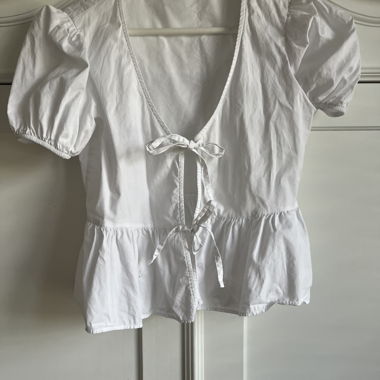 Chemisier blanc Bershka