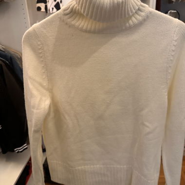White Turtleneck Sweater