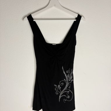 Top Y2K con strass