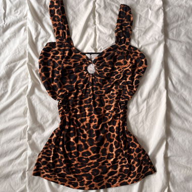 Bodyflirt Leopard Print Ring Detail Cami Top