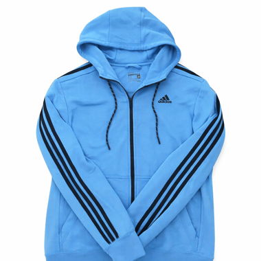 Blue Adidas Hooded Jacket M