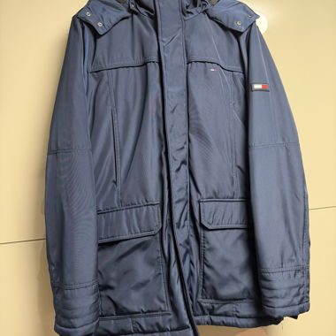 Parka bleue Tommy Hilfiger XL