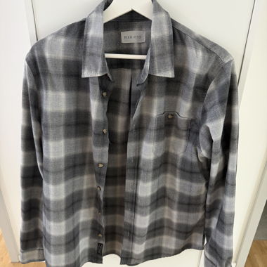 Karierte Flanellhemd-Jacke