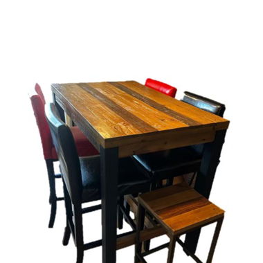 Dining table and chairs