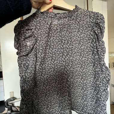 Blouse avec manches ballon/épaule
