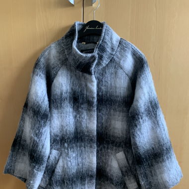 Karierte Winterjacke