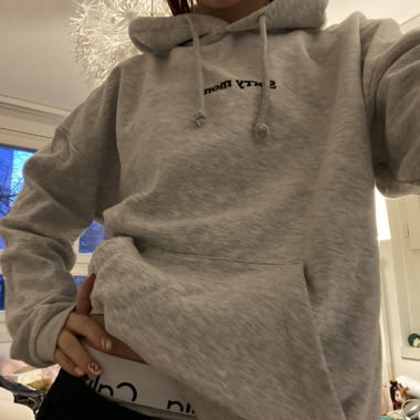 grey subdued hoodie