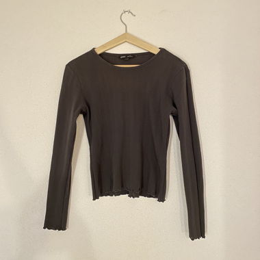Maglietta a maniche lunghe ONLY XS in grigio scuro 