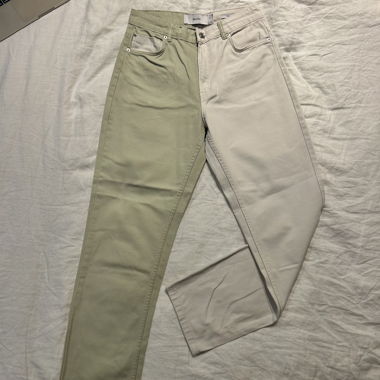 Zweifarbige Jeans
