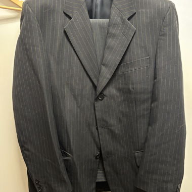 Black Striped Suit