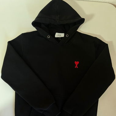 AMI PARIS HOODIE SCHWARZ FÜR DAMEN