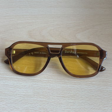 Lunettes Bershka marron