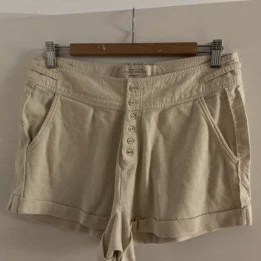 All Saints Cream Shorts