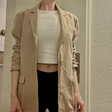 Leinen Blazer