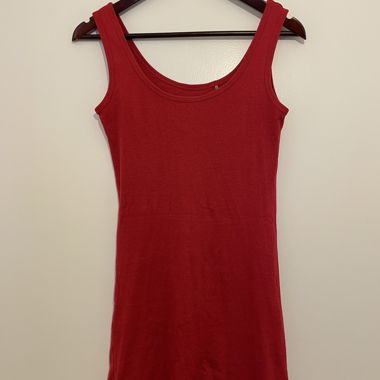 Abito Canotta Rosso