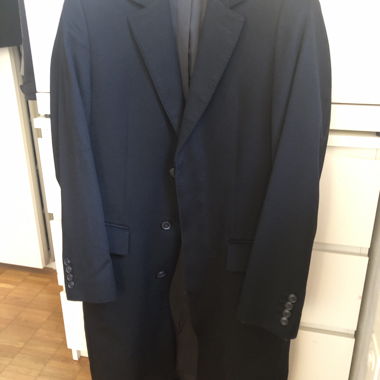 Hugo Boss schwarzer Kaschmirmantel