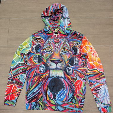 Psychedelic Hoodie von Electro Threads (USA)